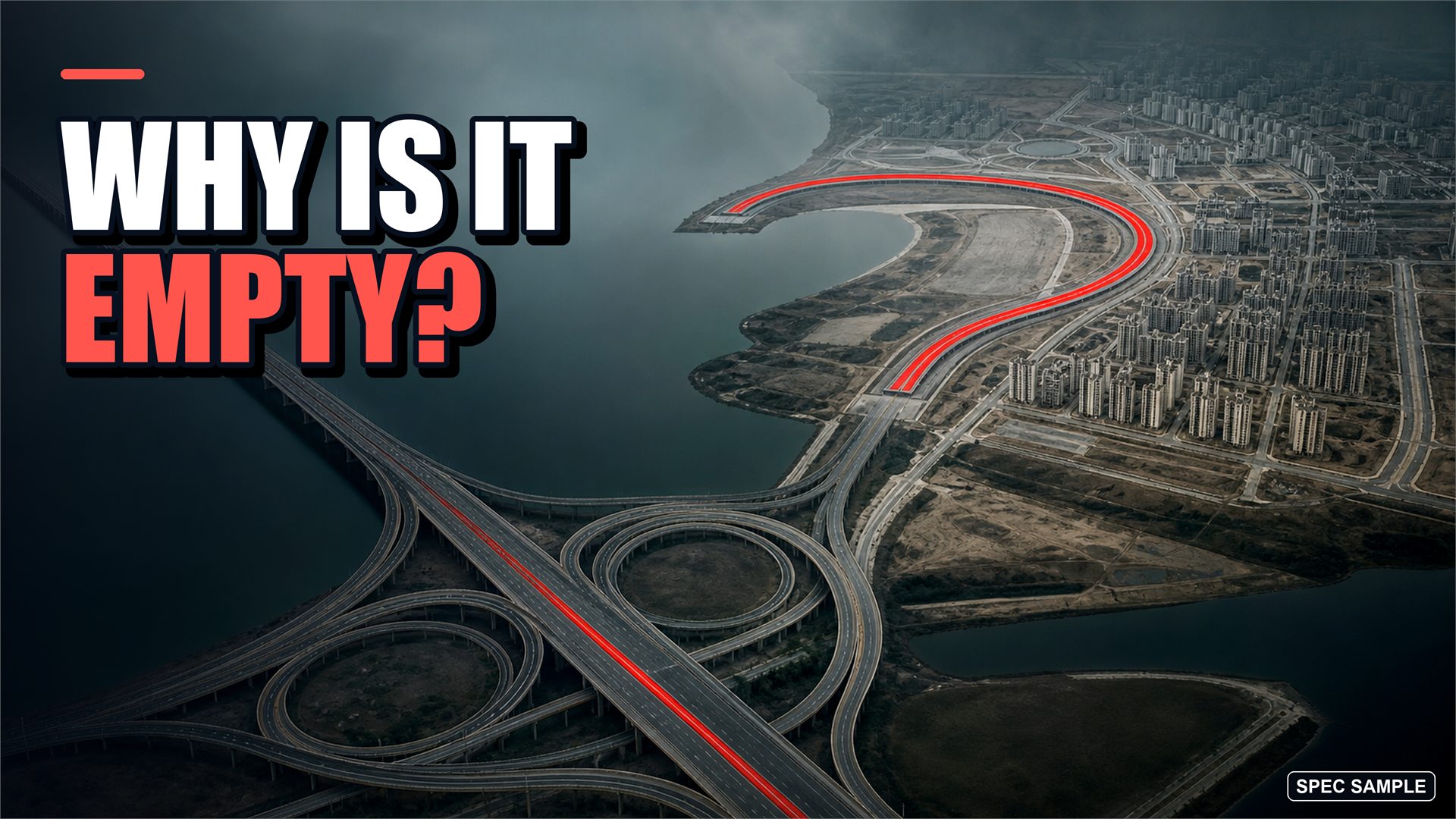 Megaproject thumbnail focused on mystery